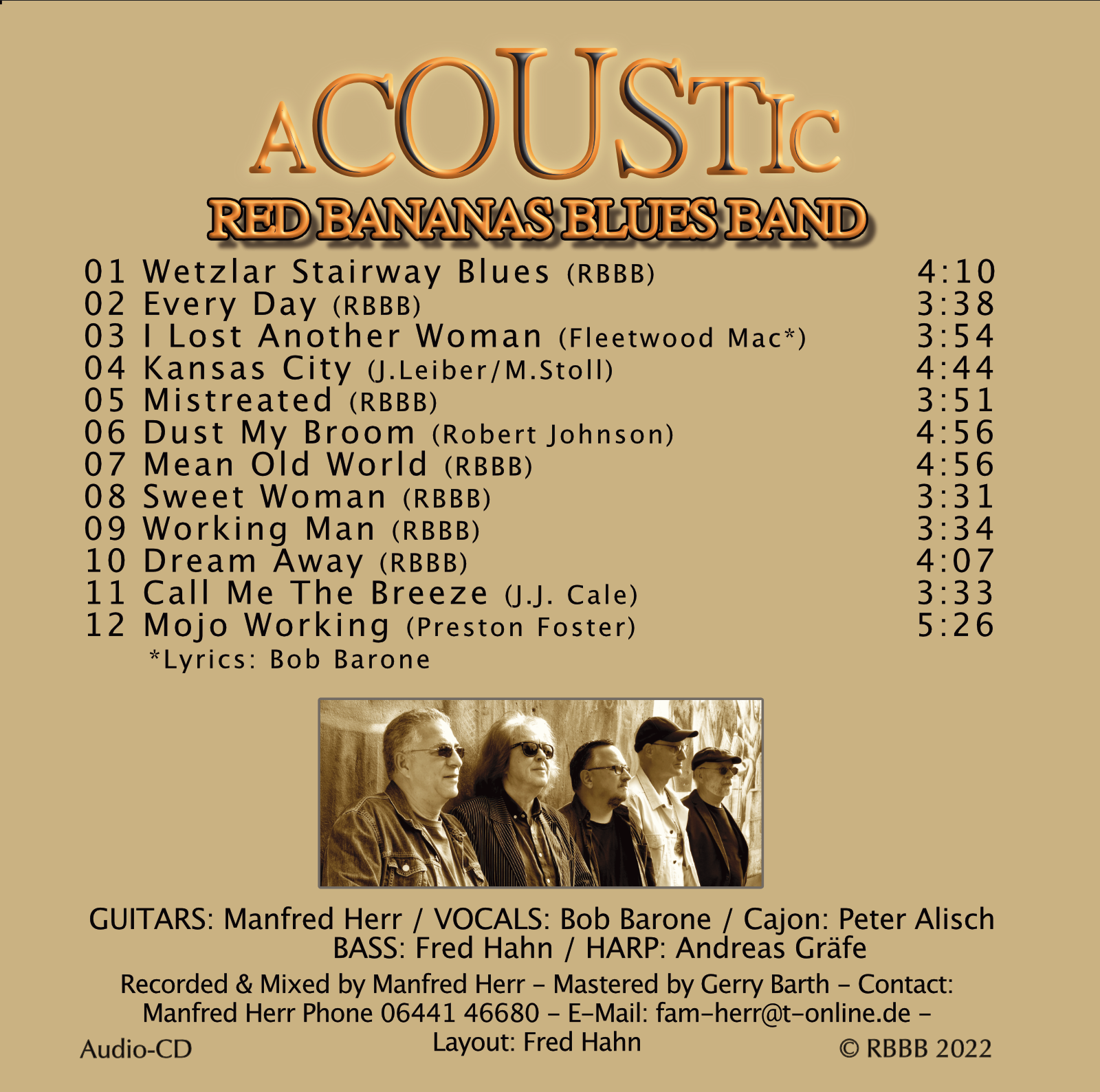RBBB CD 2022 -  Acoustic